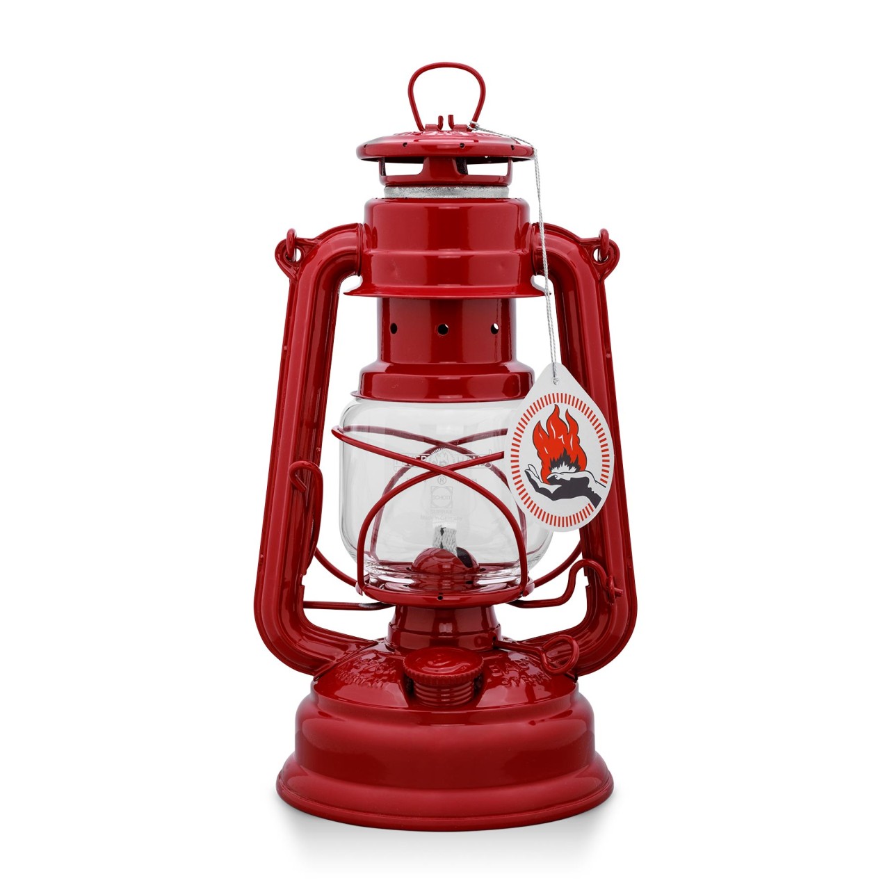 Feuerhand Linterna de tormenta 276 rojo rubí