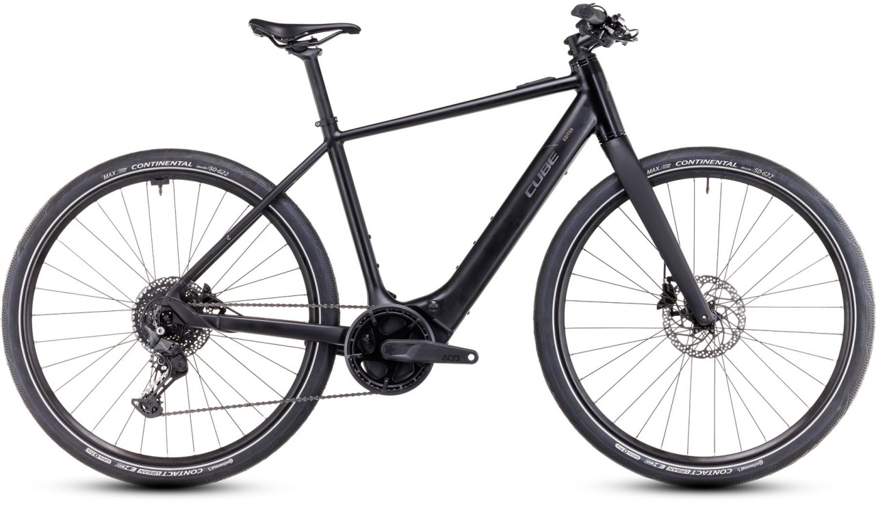 Cube Editor Hybrid Pro 400X black n spectral 2024 - Bicicleta-Eléctrica Fitness Hombres
