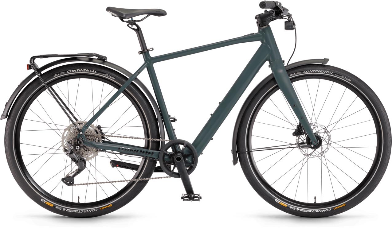 Winora E-Flitzer Darkslategrey matt 2023 - Bicicleta-Eléctrica Trekking Hombres