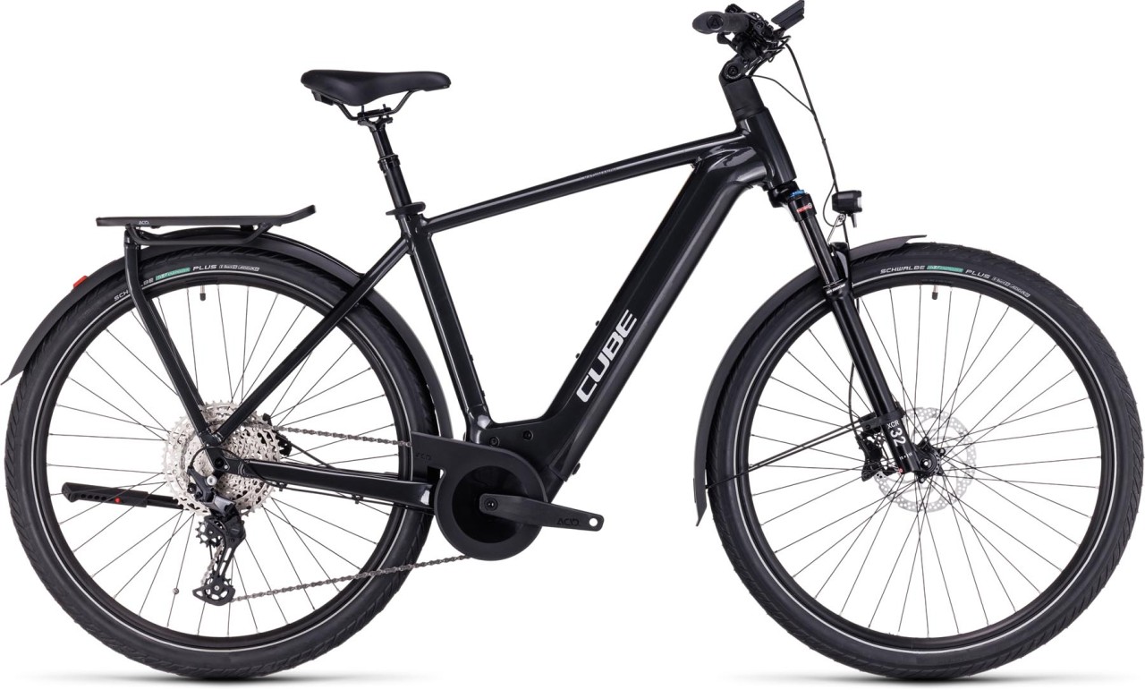 Cube Kathmandu Hybrid EXC 750 grey n silver 2024 - Bicicleta-Eléctrica Trekking Hombres