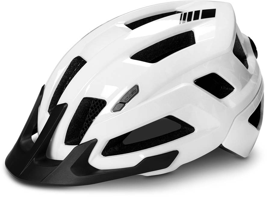 Cube Casco STEEP blanco brillante