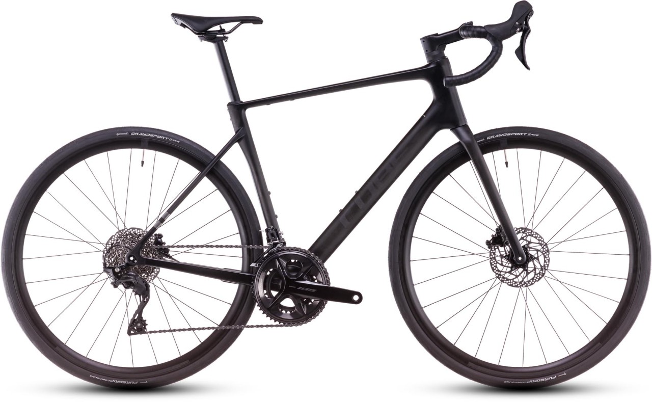 Cube Attain C:62 Race blackline 2025 - Bicicleta de Carrera Carbono