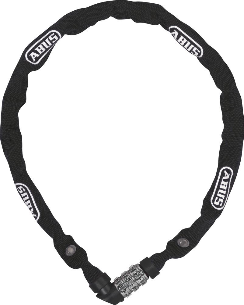 Abus combinación de cierre y cadena 1200 Web negro
