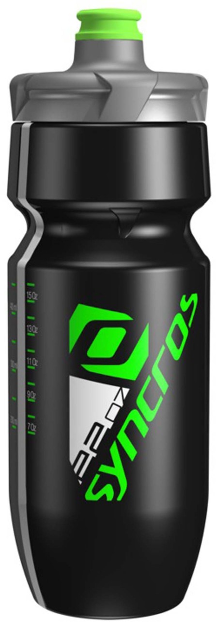 Syncros Botella Corporate Plus 0,65 l, negra/verde