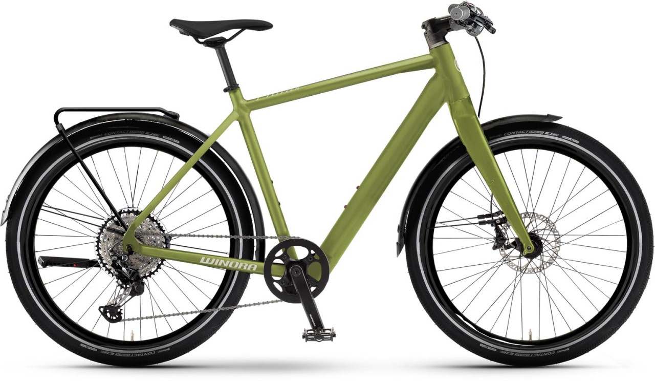 Winora E-Flitzer shamrock gloss 2024 - Bicicleta-Eléctrica Trekking Hombres