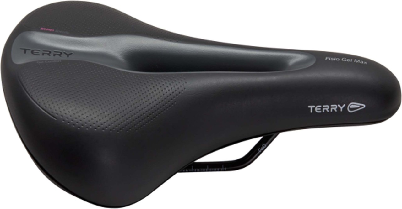 Sillín de Trekking Fisio Gel Max Touring Mujer, negro