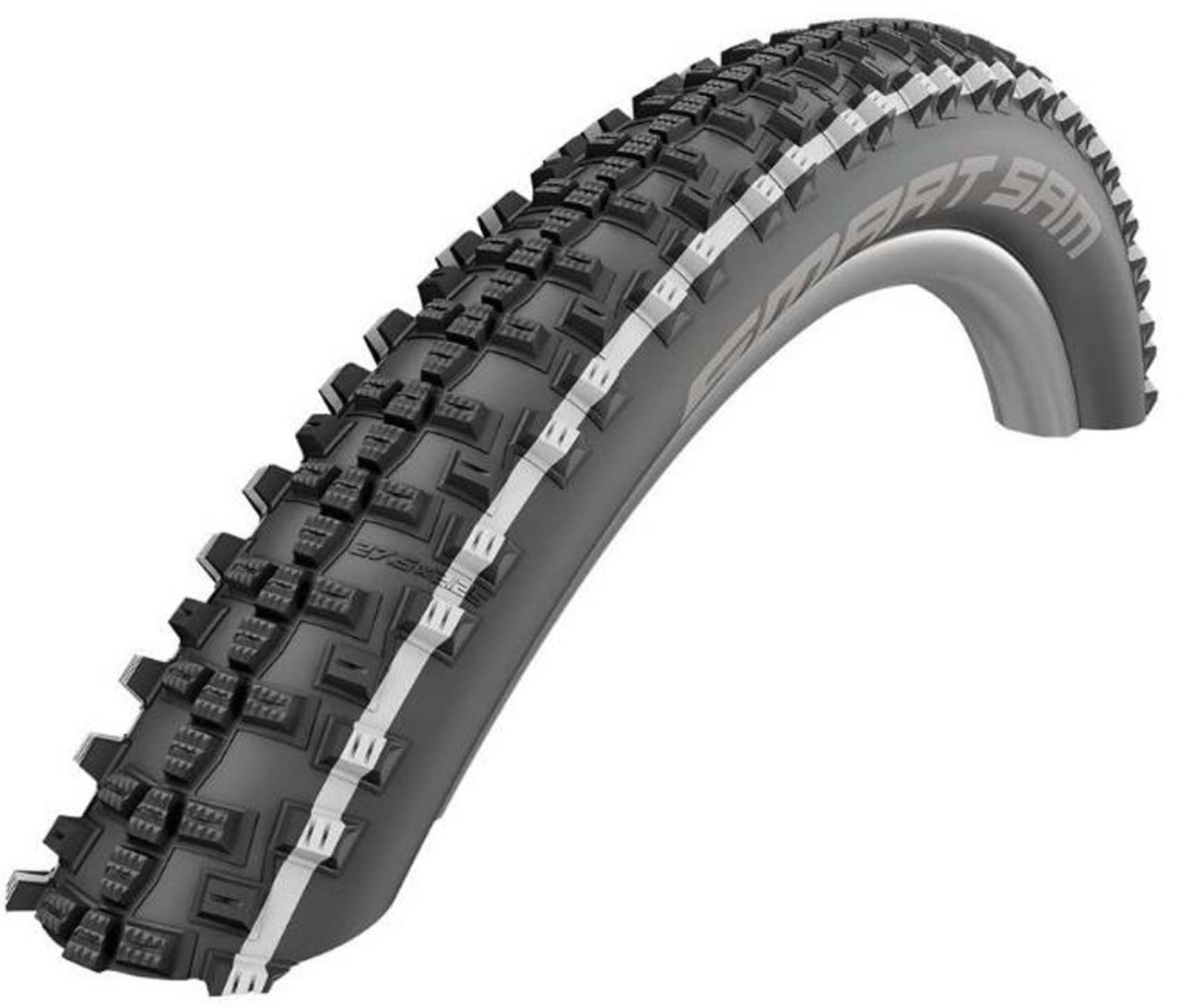 Schwalbe 26x2.25 S SmartSam Perf.Addix HS476 57-559 blanco Rayas