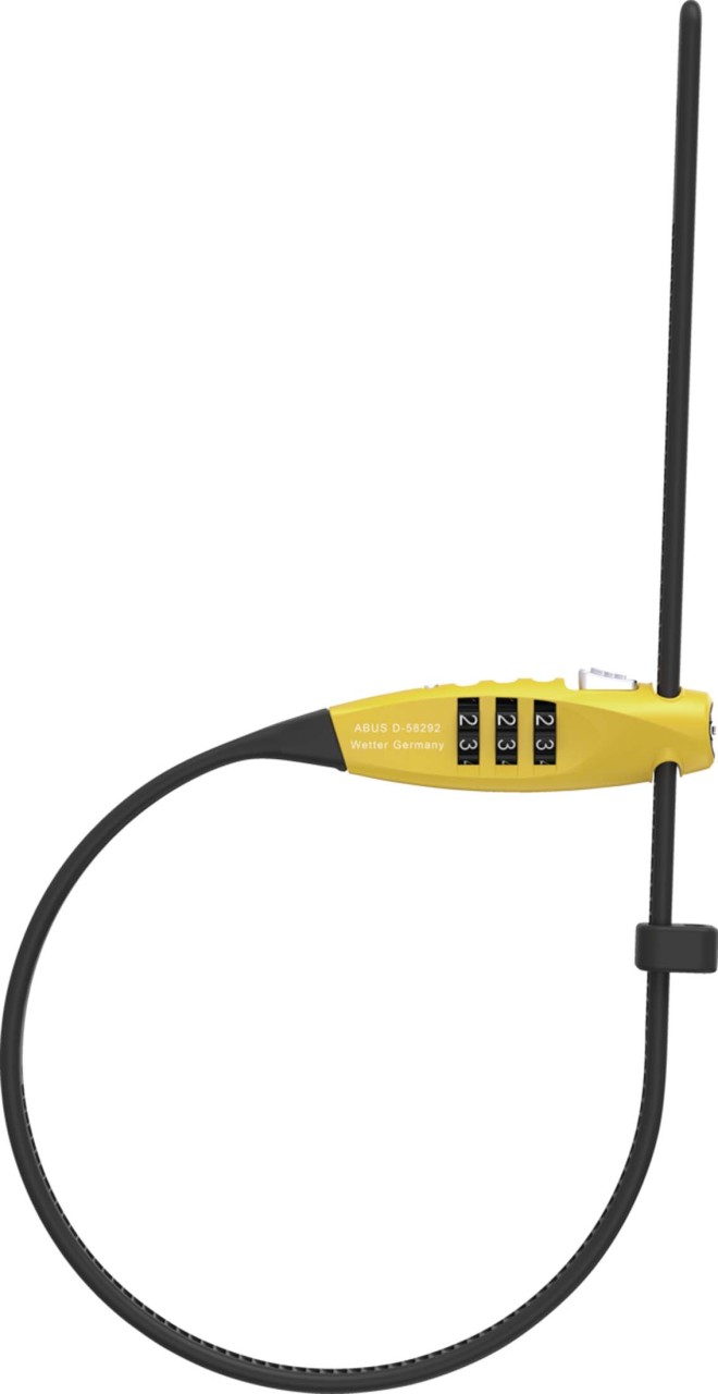 Abus Combiflex TravelGuard amarillo