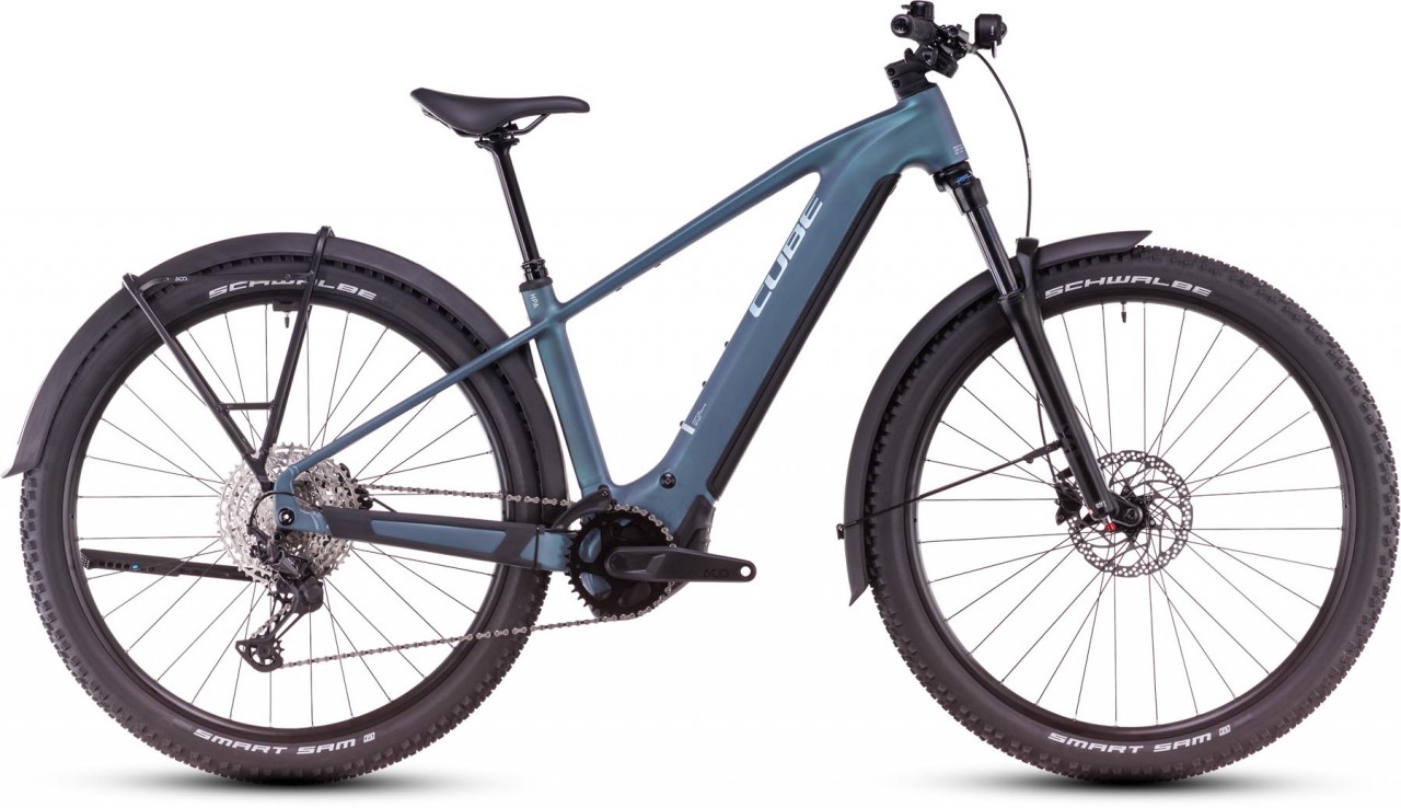 Cube Reaction Hybrid Pro Allroad 800 smaragdgrey n prism 2025 - MTB-Eléctrica Rígida