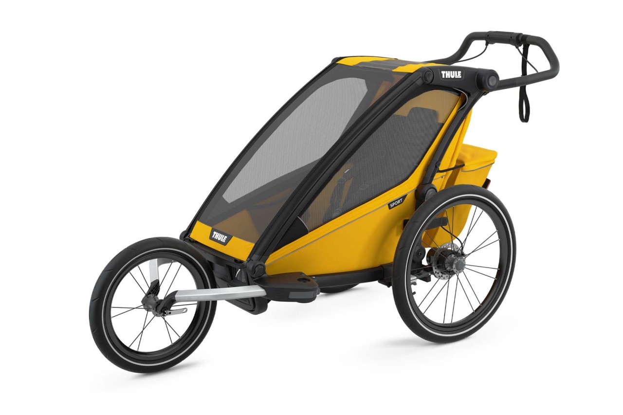 Thule Remolque para niños Chariot Sport 1, Amarillo Spectra