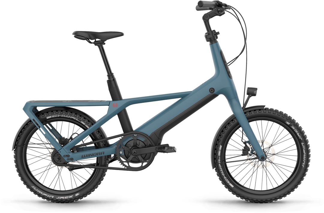 Winora Radius Greyblue matt 2022 - Bicicleta-Eléctrica compacta