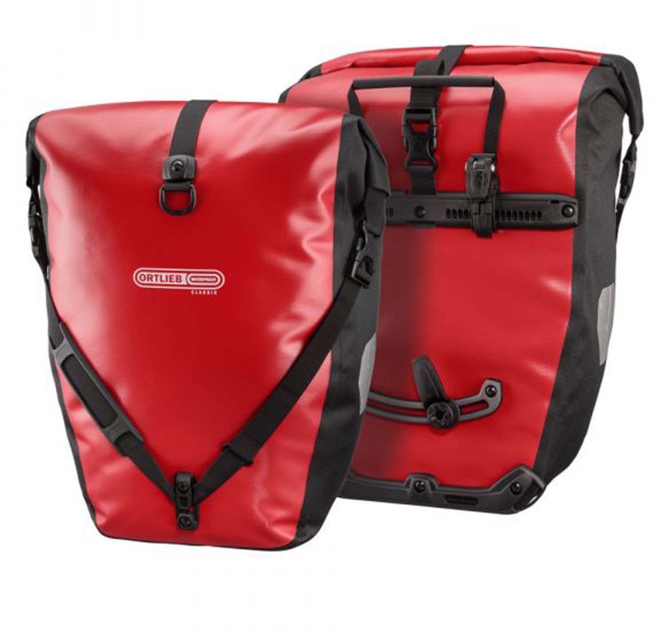 Ortlieb Bolsa para bicicleta Back-Roller Classic, rojo-negro