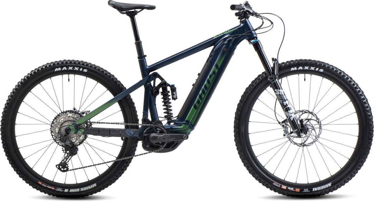 Ghost E-Riot EN AL Universal dark blue pearl / metallic kaki matt / glossy 2022 - MTB-Eléctrica Doble Suspensión