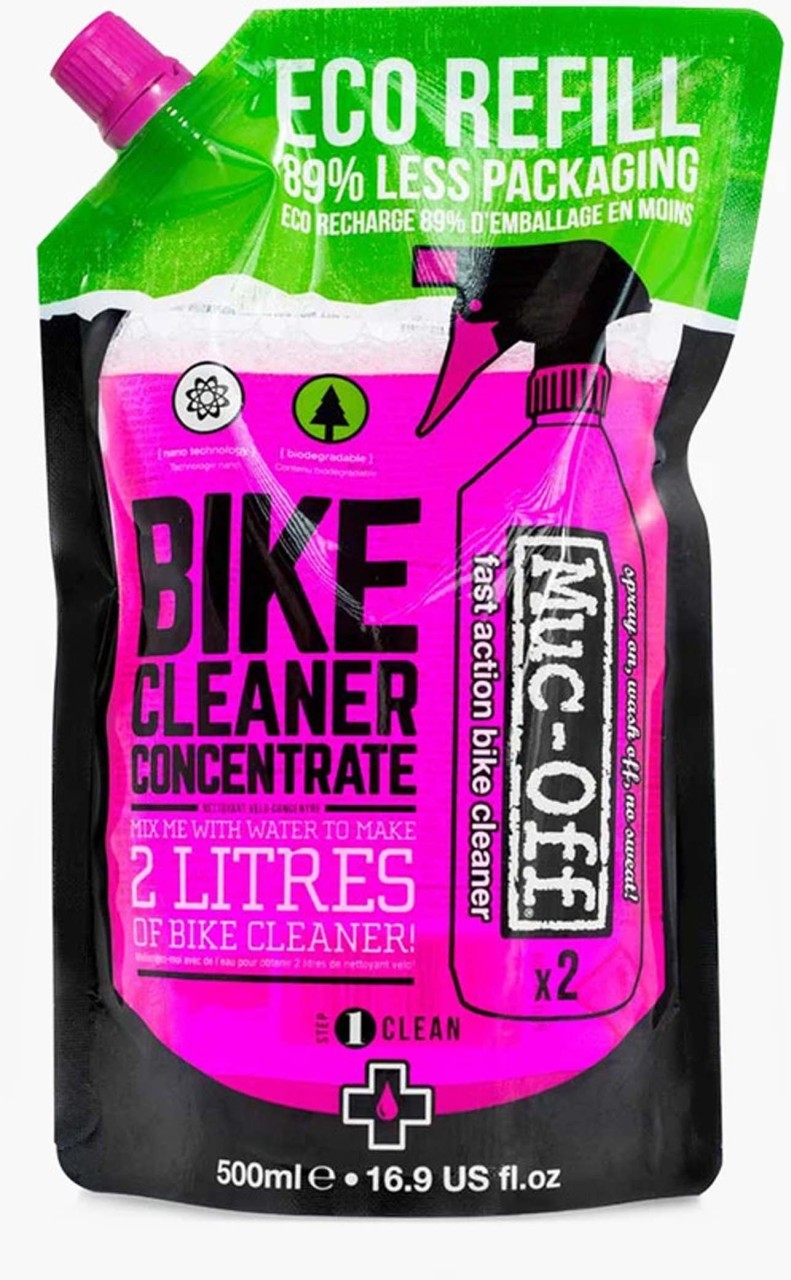 Muc-Off Limpiador de bicicletas Nano-Gel, 500 ml