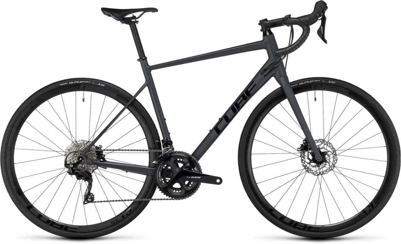 Cube Attain SLX grey n black 2023 - Bicicleta de Carrera Aluminio Hombres - defectos de pintura