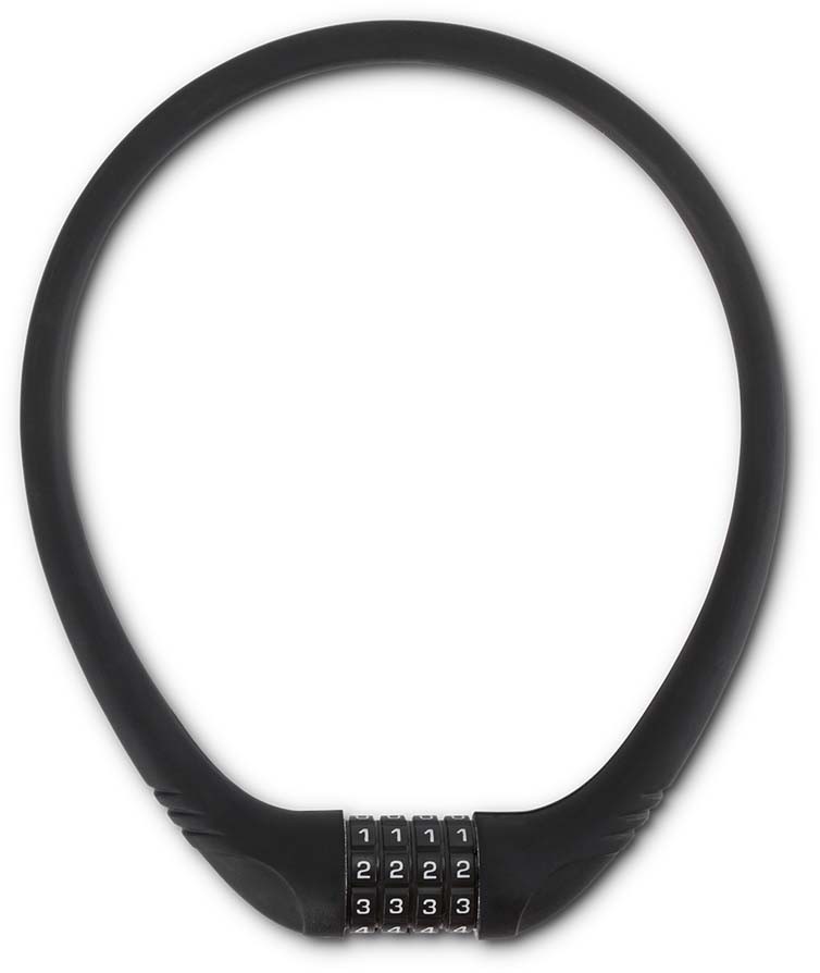 RFR Cerradura de cable de combinación HPS 10 x 600 mm negro