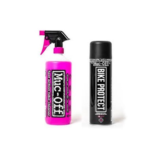 Muc-Off Pack dúo de sprays de limpieza y cuidado
