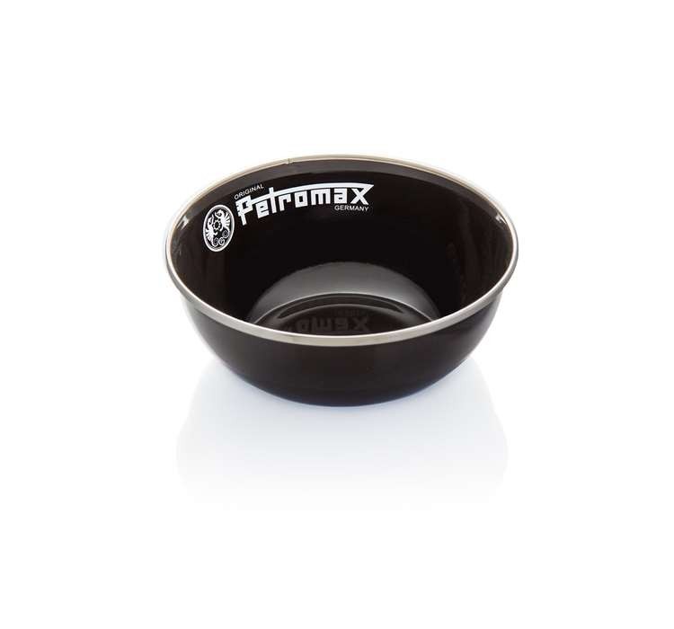 Petromax Cuencos de esmalte negro (2 piezas en un juego)