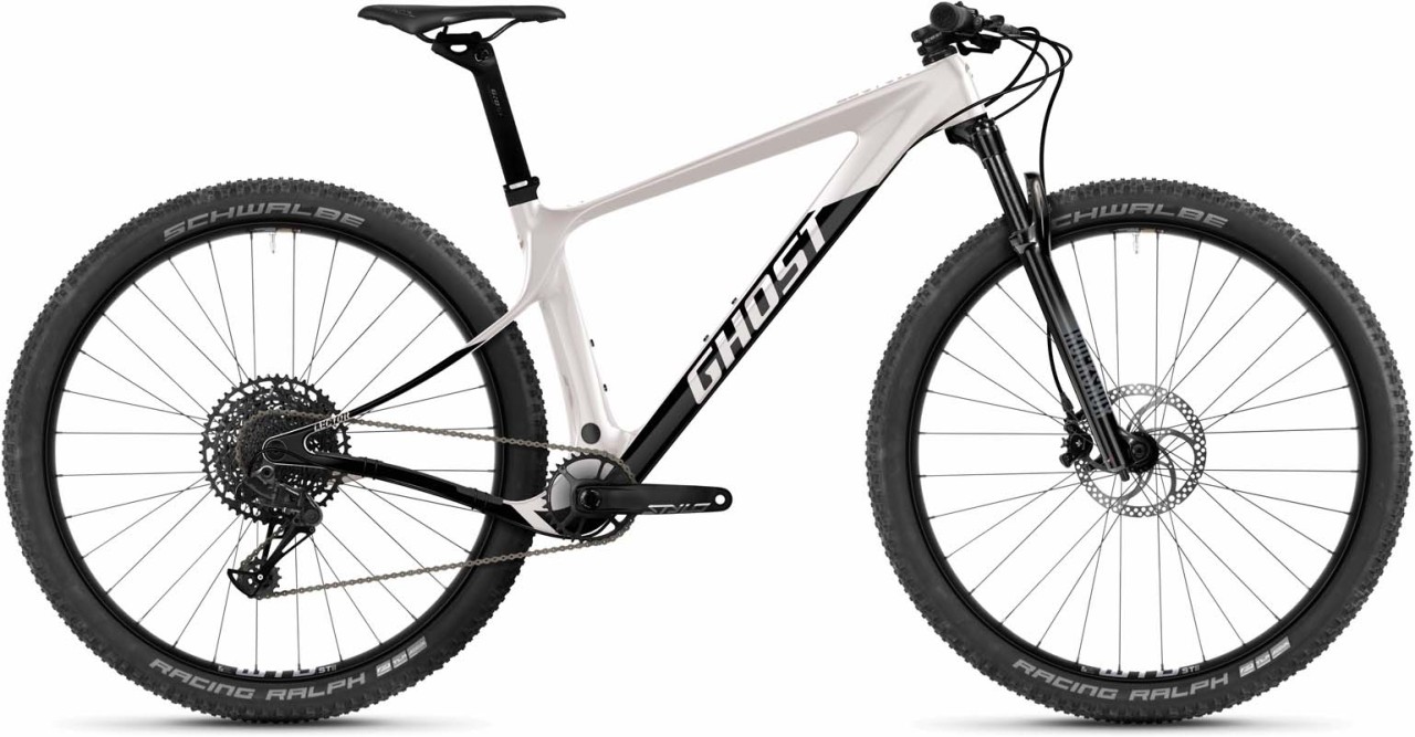 Ghost Lector SF LC light grey / black glossy / matt 2023 - MTB Rígida