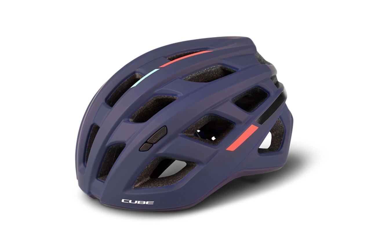 Cube Casco ROAD RACE Teamline - blue'n'mint