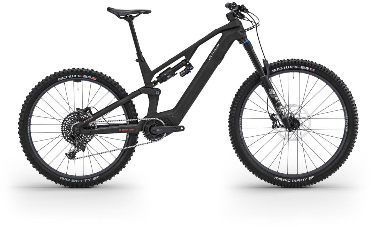 Conway Ryvon LT 4.0 400Wh carbon / silver 2025 - MTB-Eléctrica Doble Suspensión - defectos de pintura