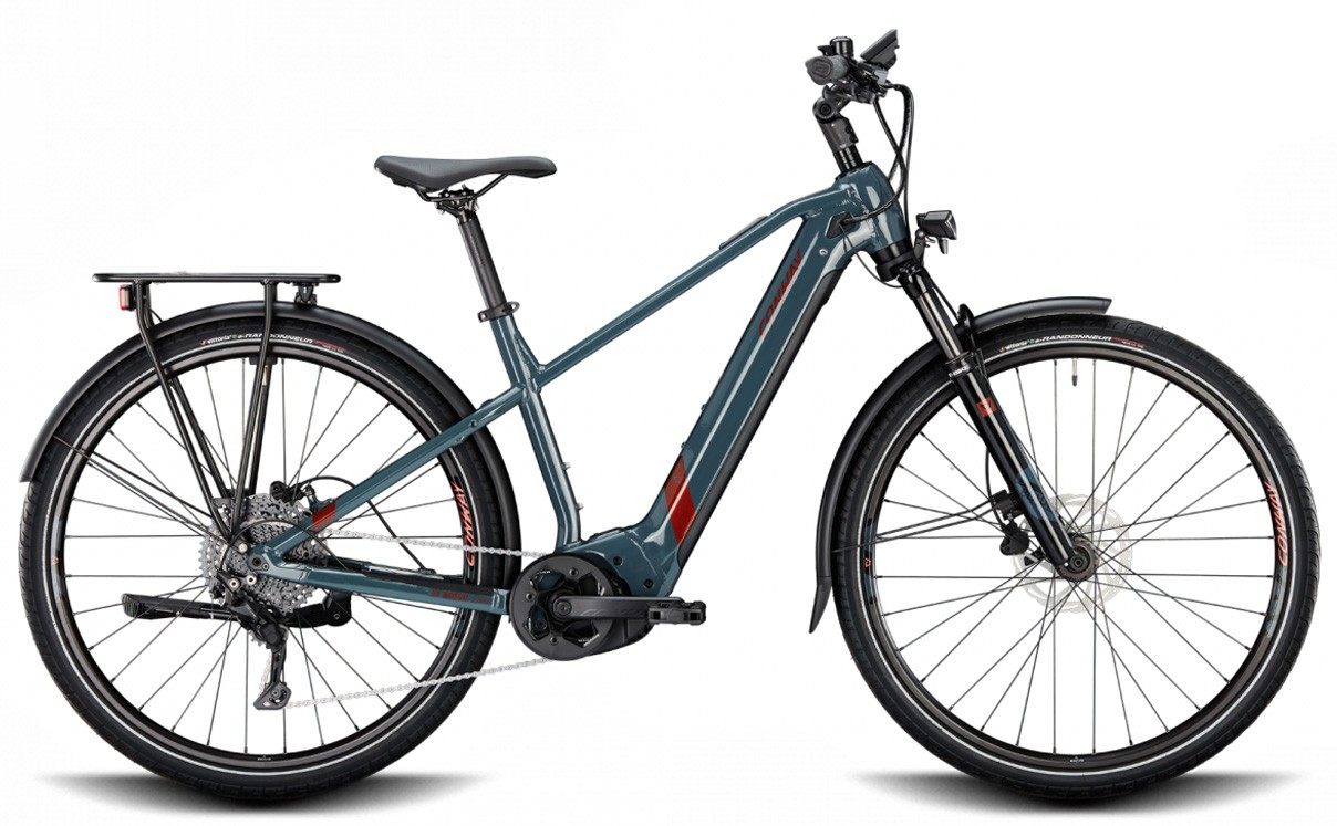 Conway Cairon T 3.0 625Wh anthracite / copper metallic 2023 - Bicicleta-Eléctrica Trekking Hombres