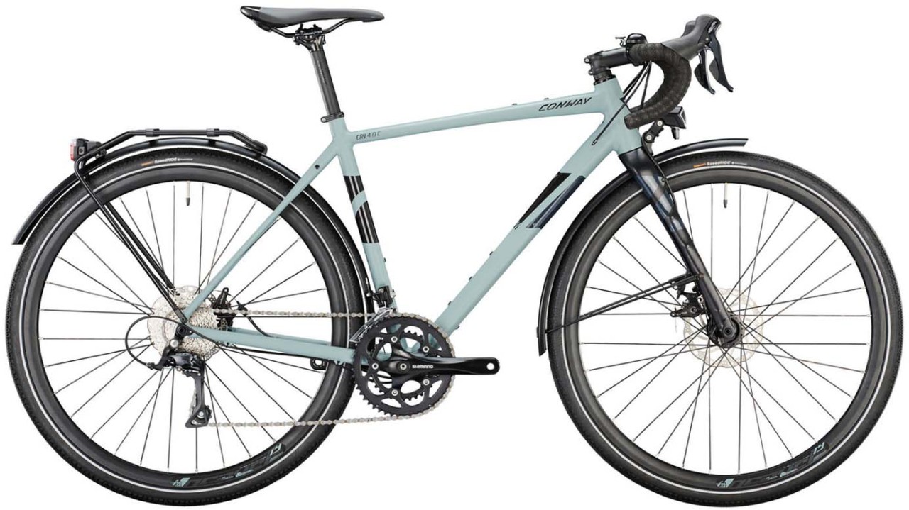 Conway GRV 4.0 C grey matt / black metallic 2022 - Bicicleta de Ciclocross