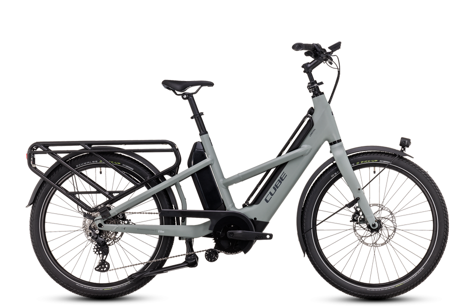 Cube Longtail Sport Hybrid 1350 swampgrey n reflex 2024 - Bicicleta de Carga Eléctrica