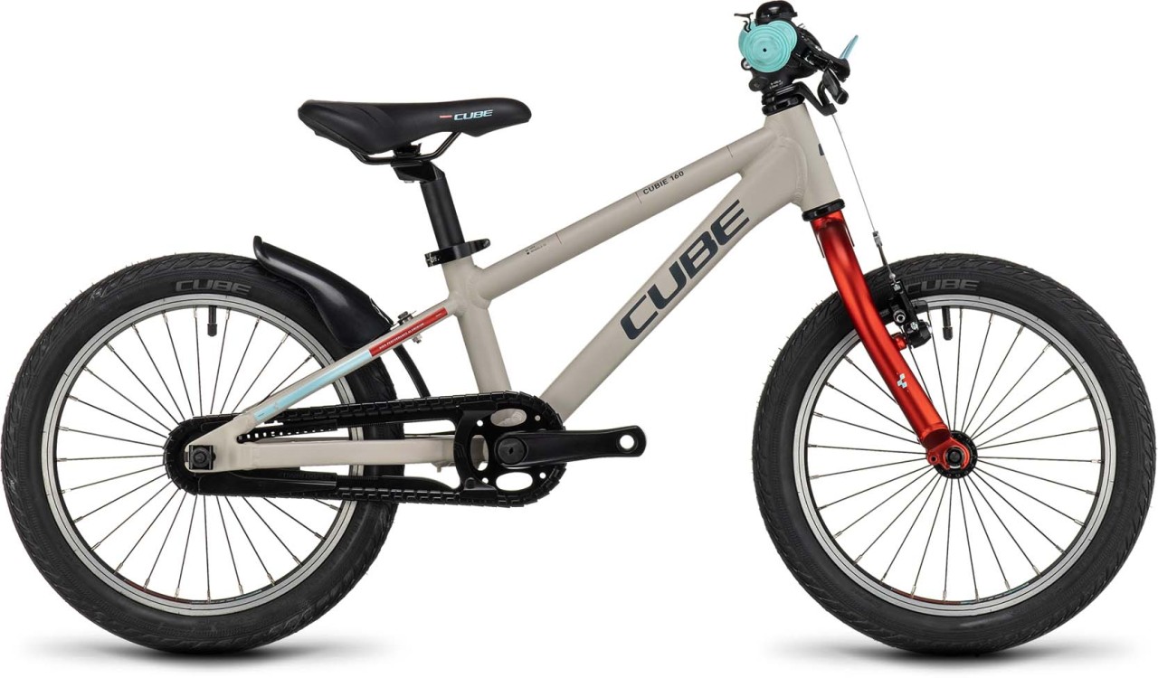 Cube Cubie 160 RT grey n red 2023 - Bicicleta Niños 16 Pulgadas