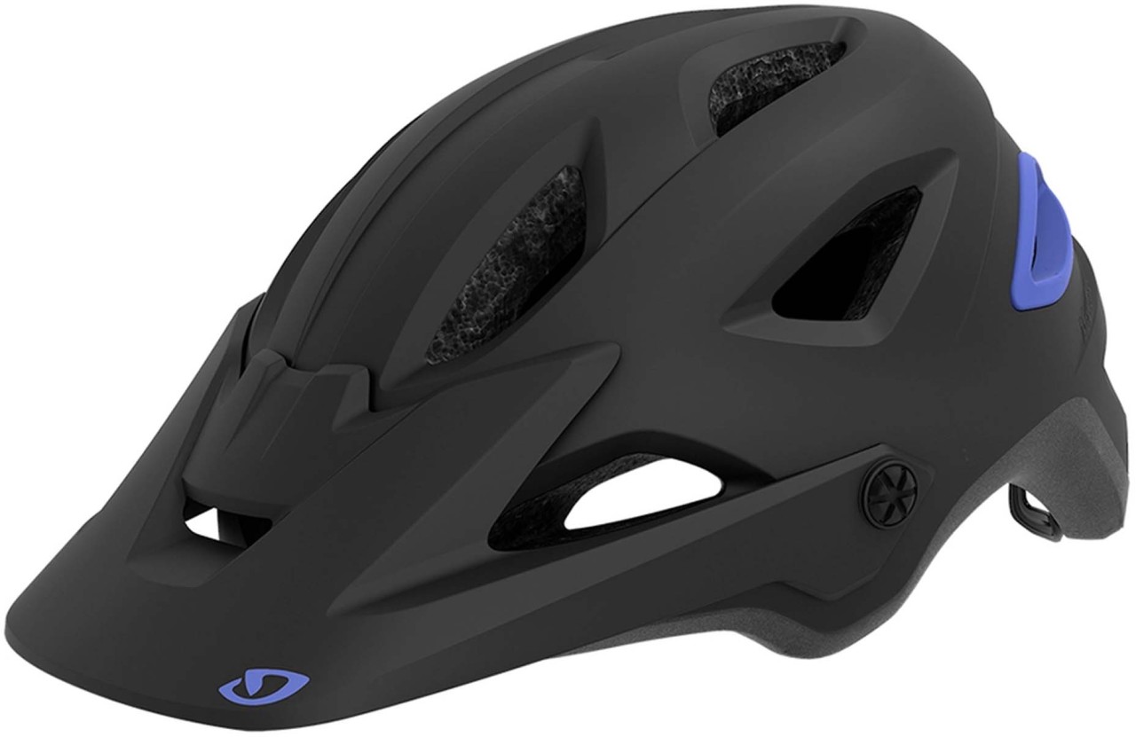 Giro Montara Mips negro mate/morado eléctrico