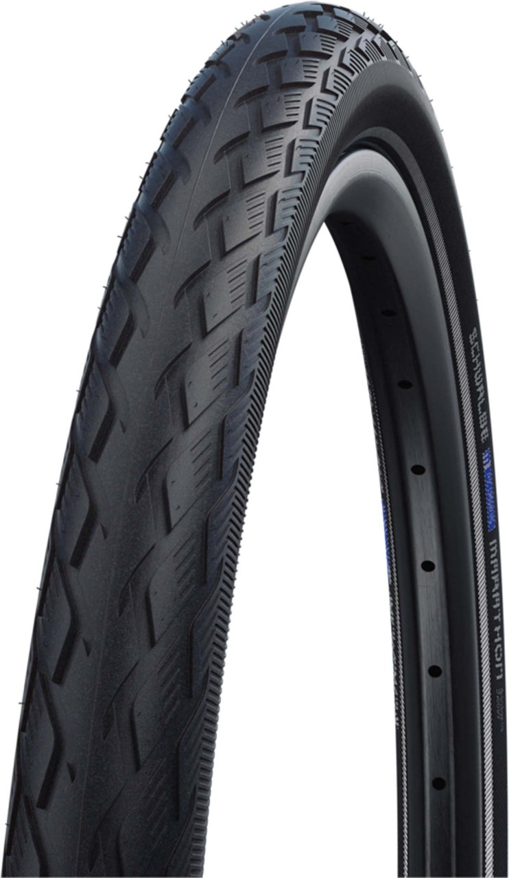 Schwalbe Neumáticos Marathon GreenGuard Performance 28 pulgadas, Black-Reflex