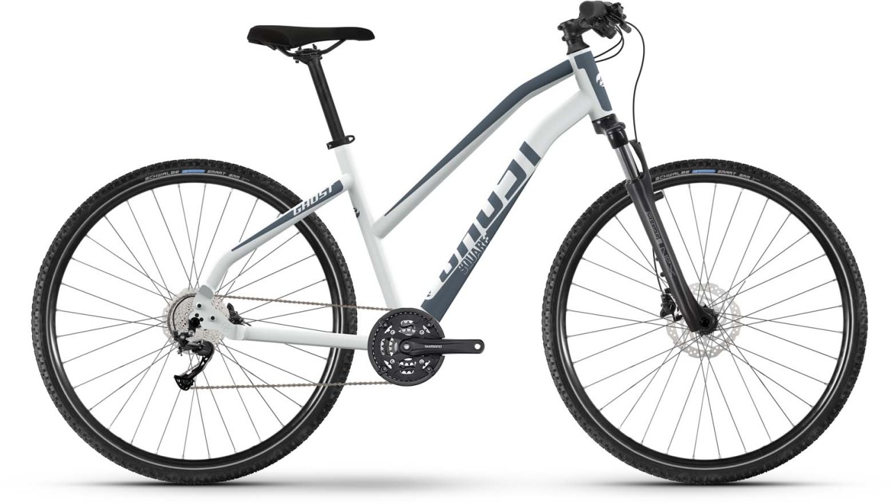 Ghost Square Cross Mid light grey / dark grey matt 2023 - Bicicleta Cross Damas