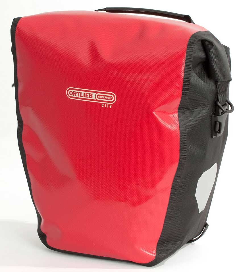 Ortlieb Back-Roller City (par) bolso de ruedas traseras rojo