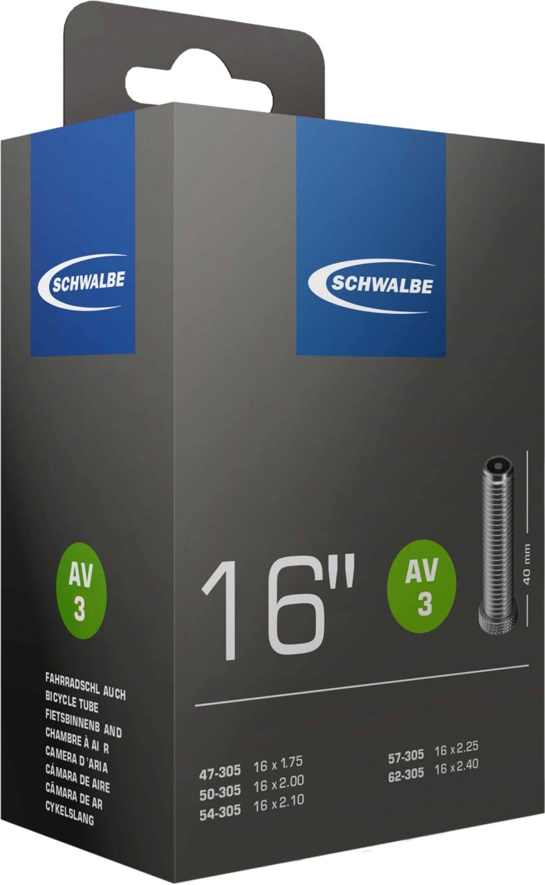 Cámara de aire Schwalbe AV No. 3 16"