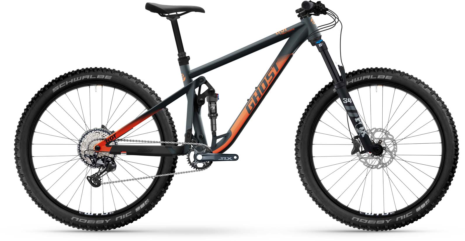 Ghost Riot Trail Essential dark grey rusty orange matt 2023
