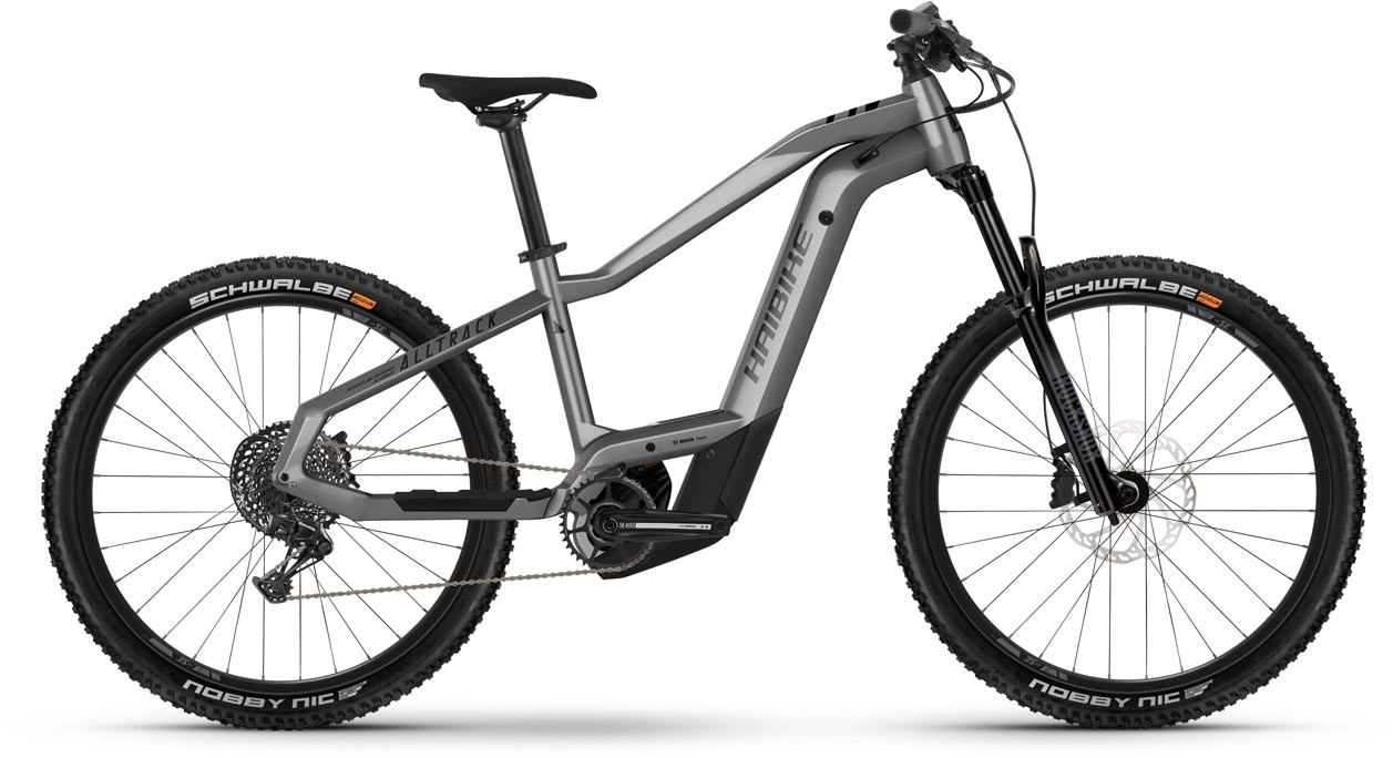 Haibike ALLTRACK 9 Matt Gloss Silver Blk 2024 - MTB-Eléctrica Rígida