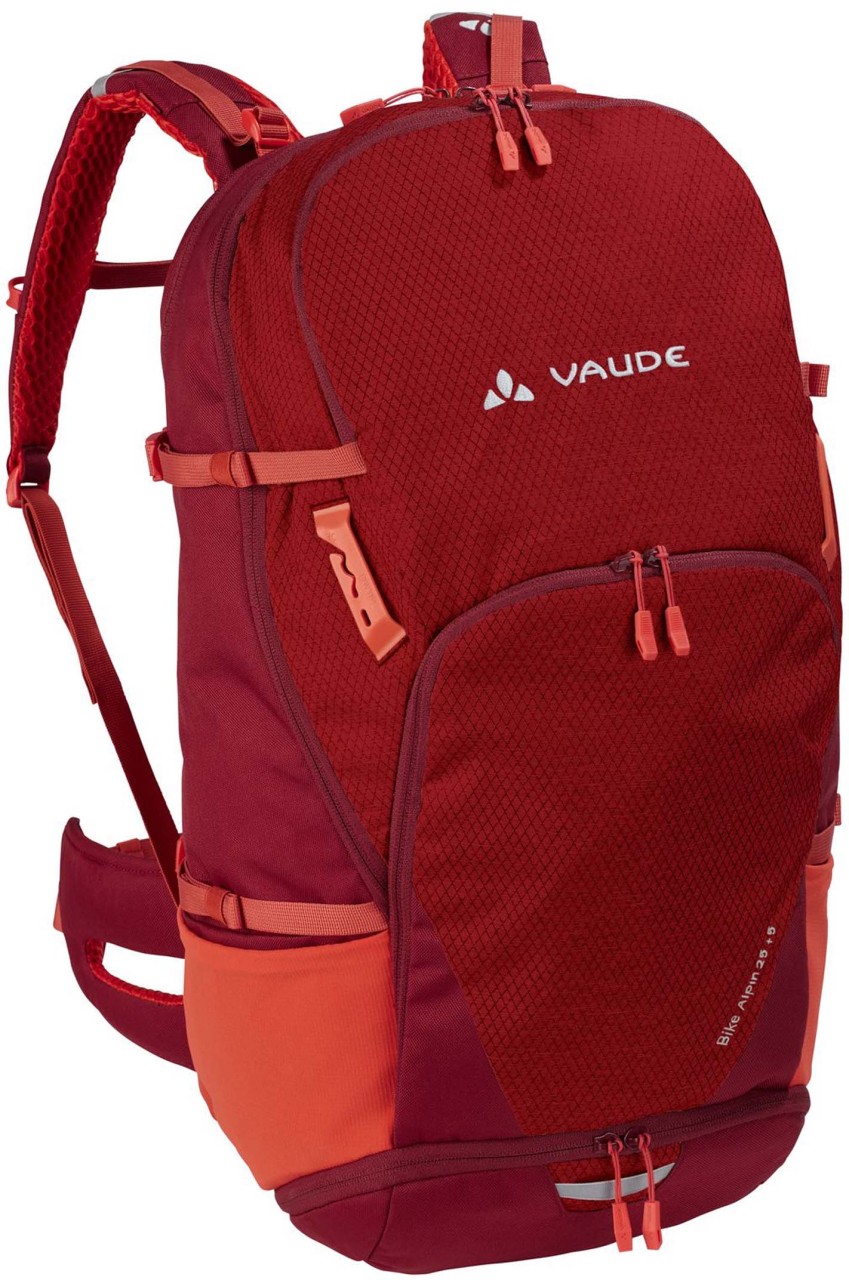 Vaude Mochila para bicicleta Bike Alpin 25+5, salsa