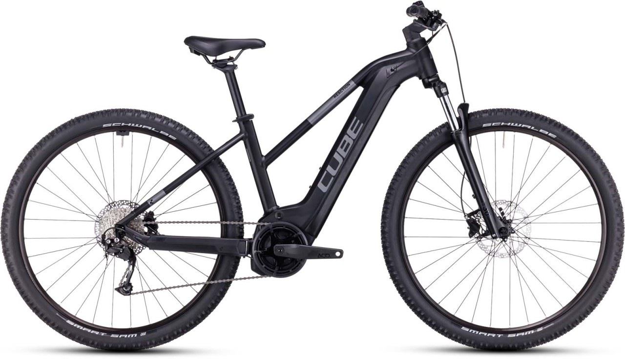 Cube Reaction Hybrid Performance 625 black n grey 2023 - MTB-Eléctrica Rígida Damas