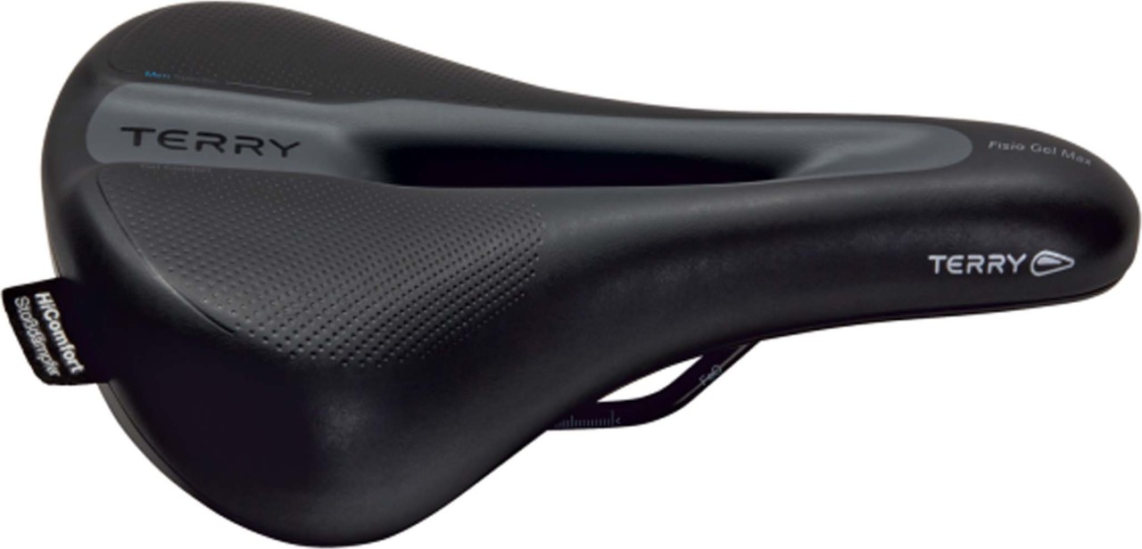 Sillín Terry Sport Figura Gel Max Fitness Hombre, negro