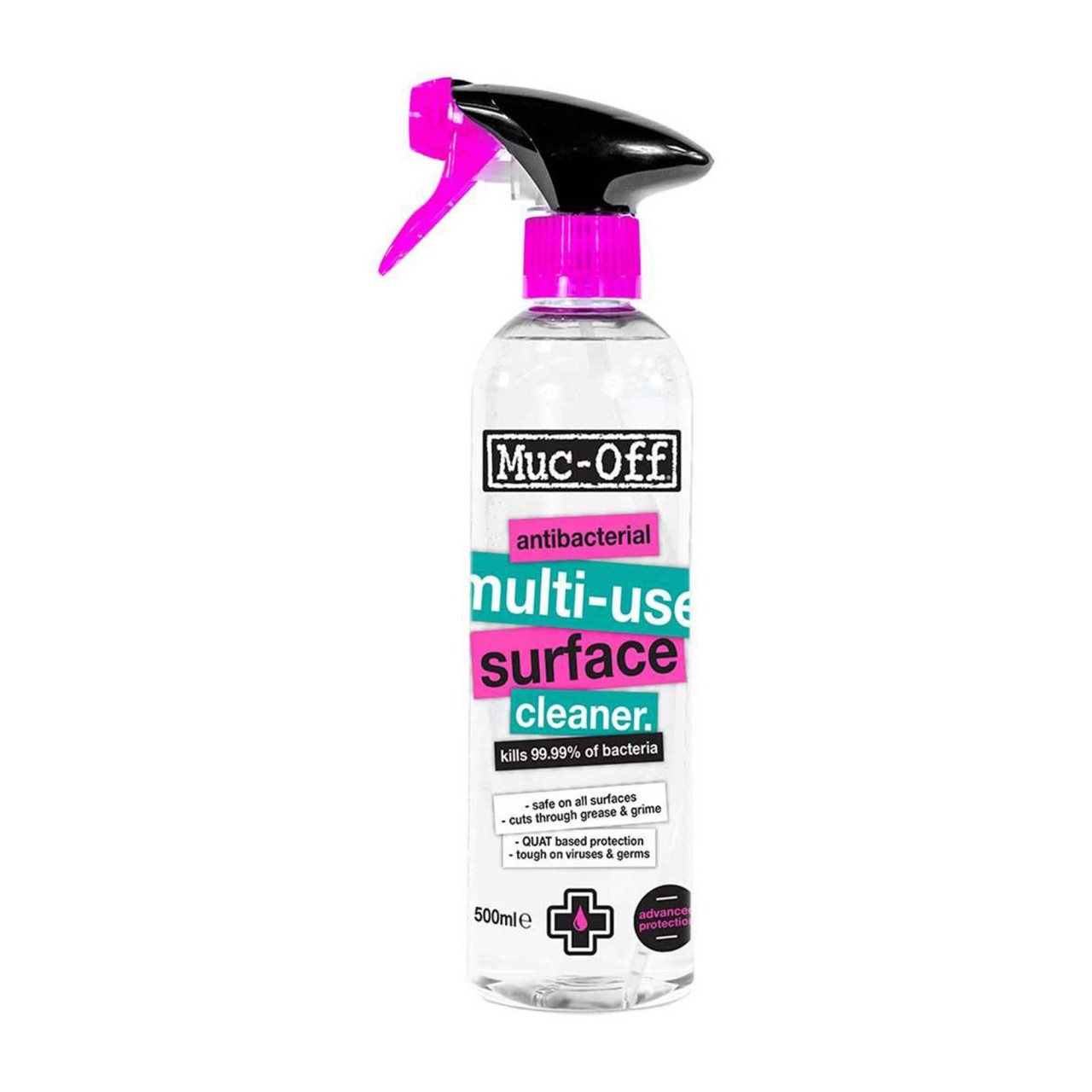 Muc-Off Desinfectante Limpiador de Superficies Multiusos | 500 ml
