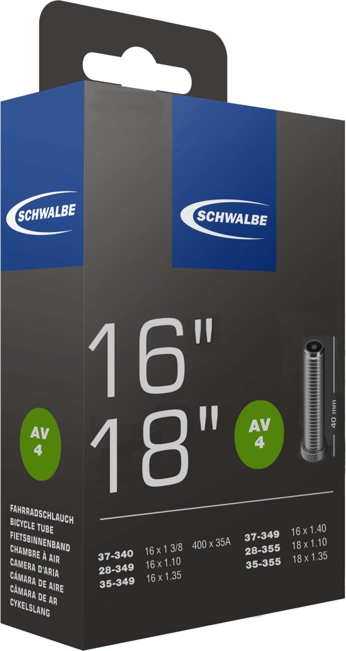 Schwalbe Tubo AV n.º 4 16"/18"