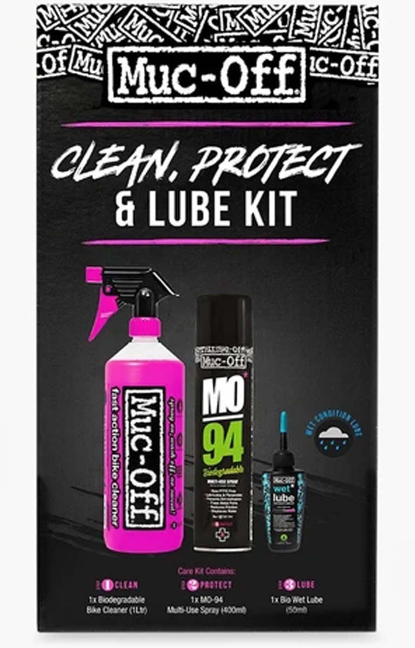 Muc-Off Kit de limpieza, protección y lubricación para bicicletas