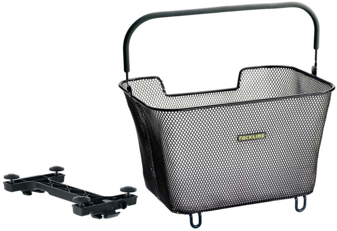 Racktime System Basket Baskit grande 2.0, 43x31x29cm, negro, 23ltr, Snapit 2.0