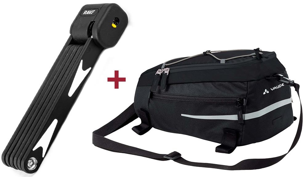 Silkroad M - bolsa de transporte + RAVE Cerradura plegable Ultimate Pro 8