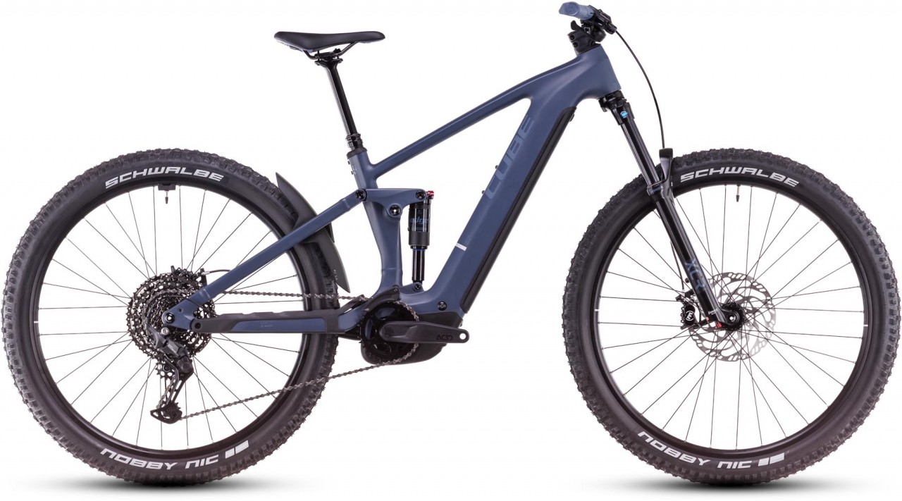 Cube Stereo Hybrid ONE44 Pro 800 inkgrey n black 2025 - MTB-Eléctrica Doble Suspensión