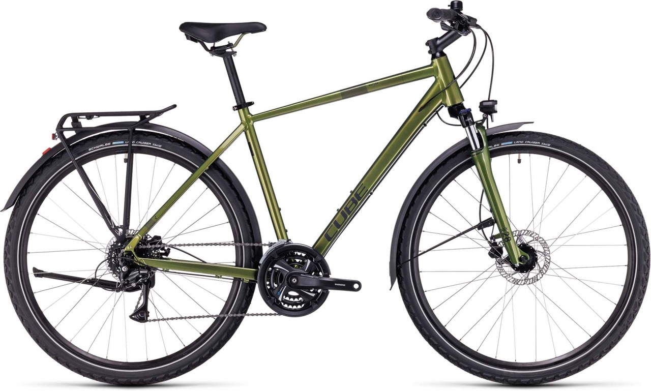Cube Nature Allroad shinymoss n black 2023 - Bicicleta Cross Hombres - Modelo recientes de exhibición