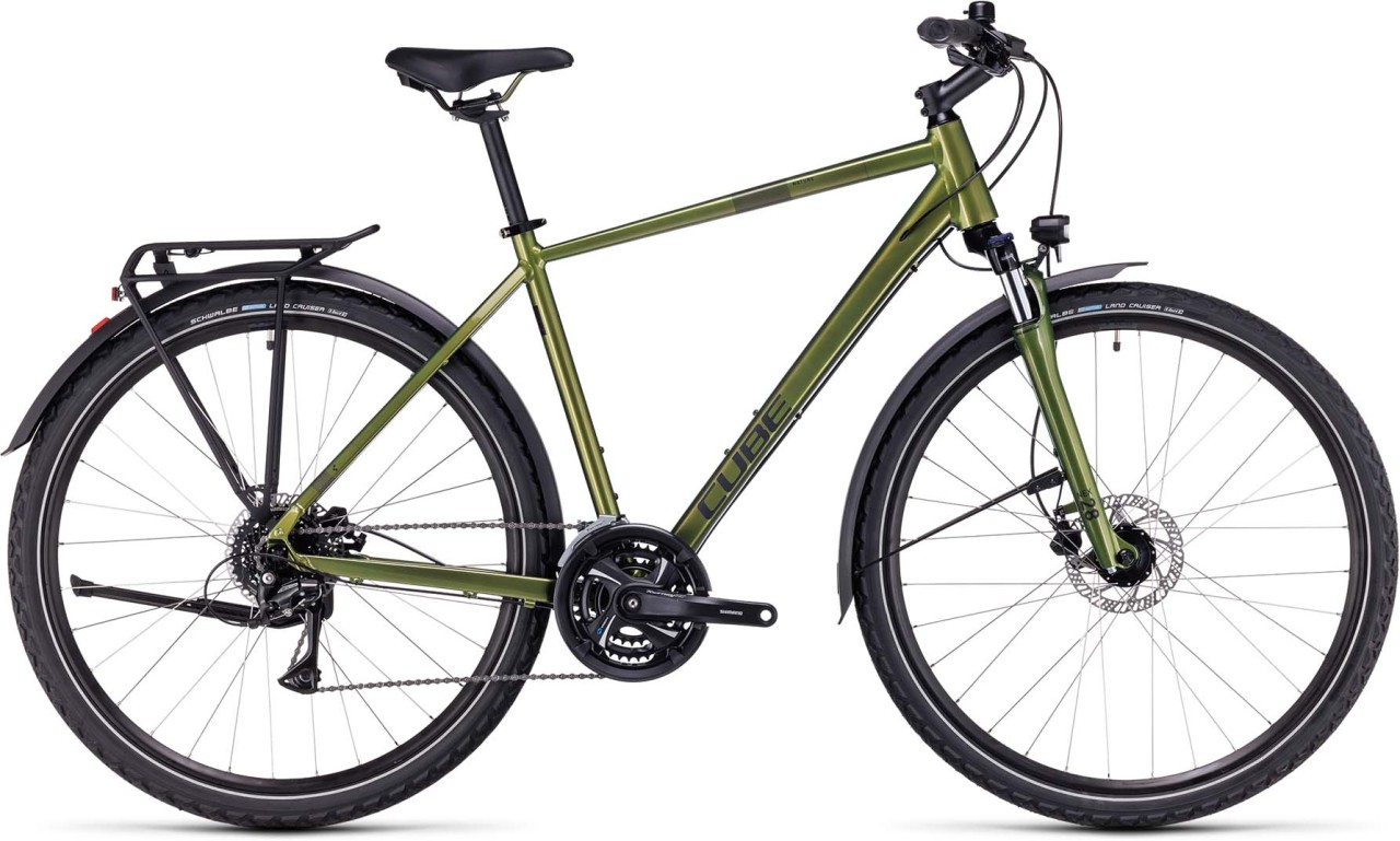 Cube Nature Allroad shinymoss n black 2023 - Bicicleta Cross Hombres