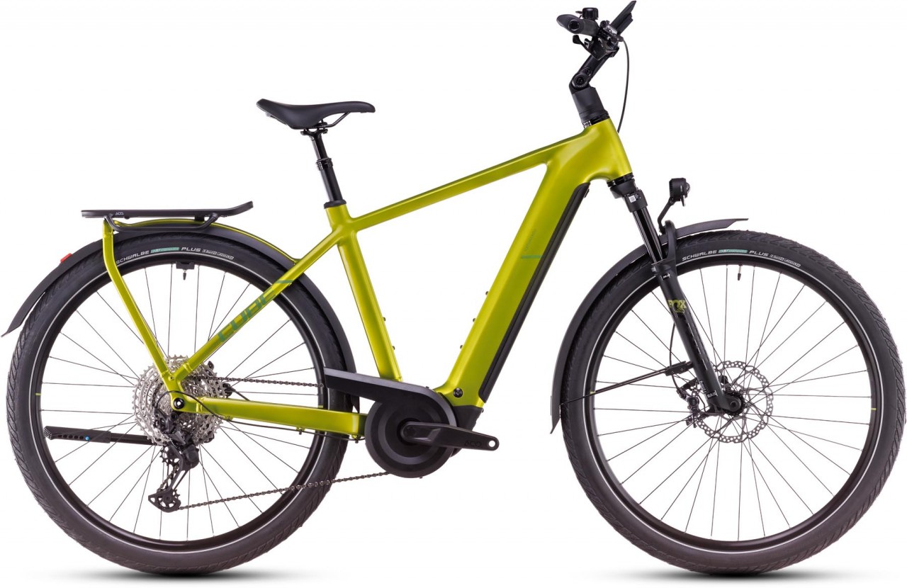 Cube Kathmandu Hybrid EXC 800 lizard n juniper 2025 - Bicicleta-Eléctrica Trekking Hombres
