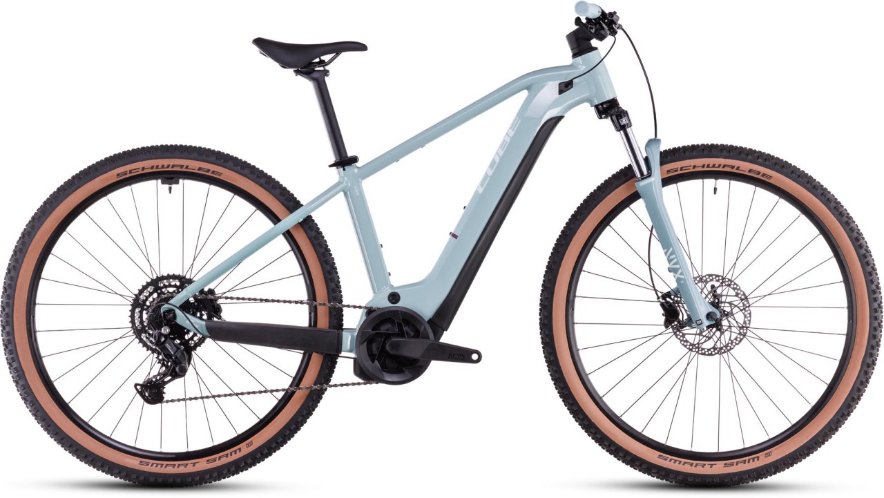 Cube Reaction Hybrid Performance 625 skylightblue n white 2025 - MTB-Eléctrica Rígida