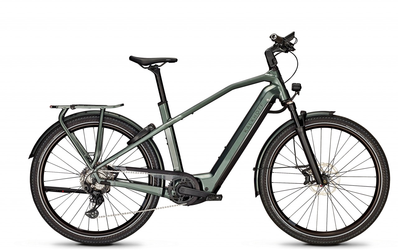 Kalkhoff Endeavour 7.B Move+ techgreen glossy 2023 - Bicicleta-El?ctrica Trekking Hombres